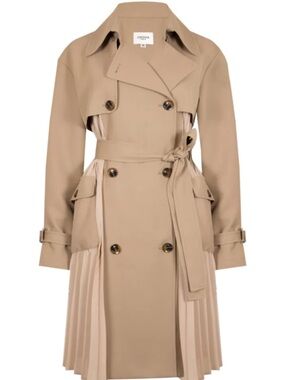 Jovonna London Pleated Trench